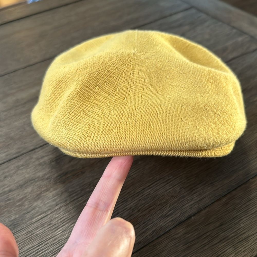 Yellow KANGOL Bamboo Clery hat